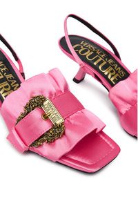 Versace Jeans Couture Sandały 80VA3S48 ZS185 Różowy. Kolor: różowy. Materiał: materiał #3