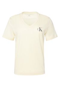 Calvin Klein Jeans Komplet t-shirtów LV047C906G Żółty jasny Regular Fit. Kolor: żółty. Materiał: bawełna #3