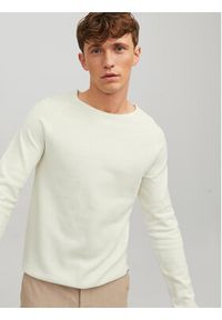 Jack & Jones - Jack&Jones Sweter 12157321 Écru Regular Fit. Materiał: bawełna #7