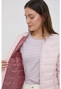 Vero Moda kurtka damska kolor różowy przejściowa. Kolor: różowy. Materiał: poliester #2