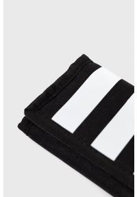 Adidas - adidas Portfel GN2037 męski kolor czarny. Kolor: czarny. Materiał: materiał #3