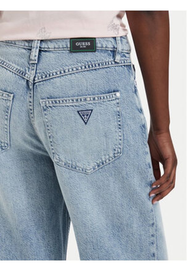 Guess Jeansy W6GA82 D0697 Niebieski jasny Relaxed Fit. Kolor: niebieski