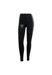 Adidas - Legginsy Optime Heritage Full-Length. Kolor: biały, wielokolorowy, czarny. Materiał: materiał. Technologia: ClimaCool (Adidas)