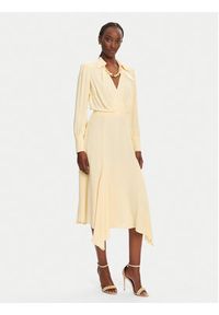 Elisabetta Franchi Sukienka koktajlowa AB86352E2 DC7 Żółty Regular Fit. Kolor: żółty. Materiał: wiskoza. Styl: wizytowy #2