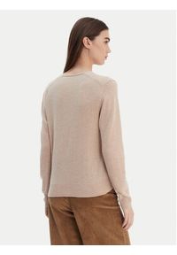 United Colors of Benetton - United Colors Of Benetton Sweter 1002D401Y Beżowy Regular Fit. Kolor: beżowy. Materiał: wełna #3