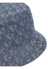 Calvin Klein Kapelusz Logo Jacquard Bucket Hat LV04K5059G Niebieski. Kolor: niebieski. Materiał: materiał, poliester