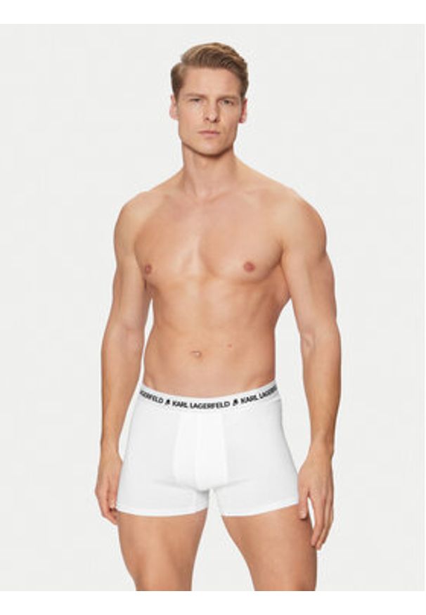 Karl Lagerfeld - KARL LAGERFELD Komplet bokserek A1M47151 Biały. Kolor: biały. Materiał: bawełna