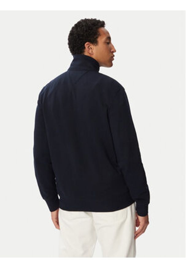 TOMMY HILFIGER - Tommy Hilfiger Bluza Script Stack MW0MW43219 Granatowy Regular Fit. Kolor: niebieski. Materiał: bawełna