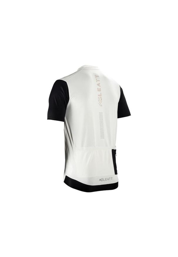 Koszulka rowerowa LEATT Jersey MTB Trail 3.0. Kolor: biały. Materiał: jersey