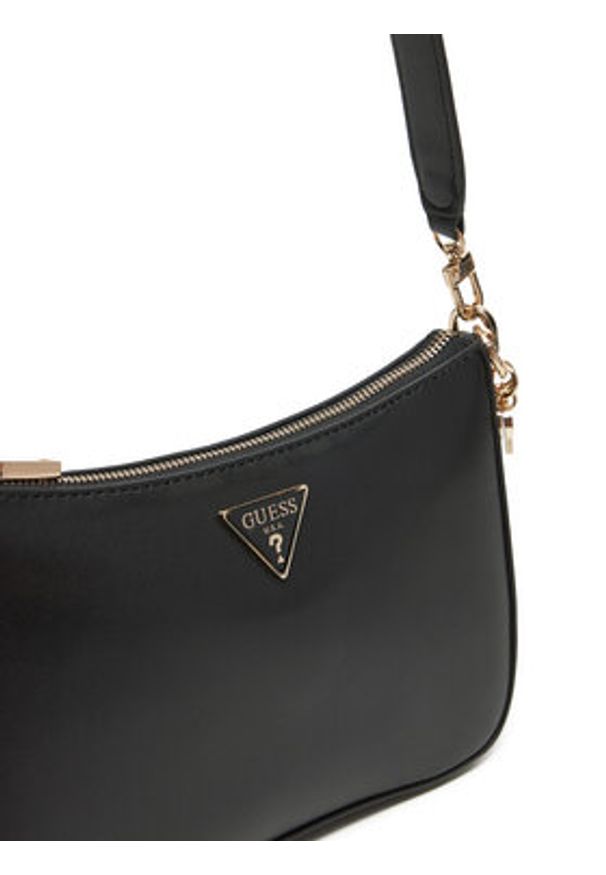 Guess Torebka HWVG94 93180 Czarny. Kolor: czarny. Materiał: skórzane