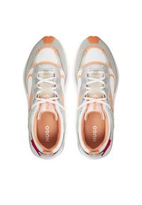 Hugo - HUGO Sneakersy 50541579 Biały. Kolor: biały. Materiał: skóra #5