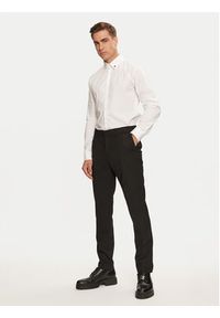 Hugo Koszula Ermo 50528474 Biały Slim Fit. Kolor: biały. Materiał: bawełna