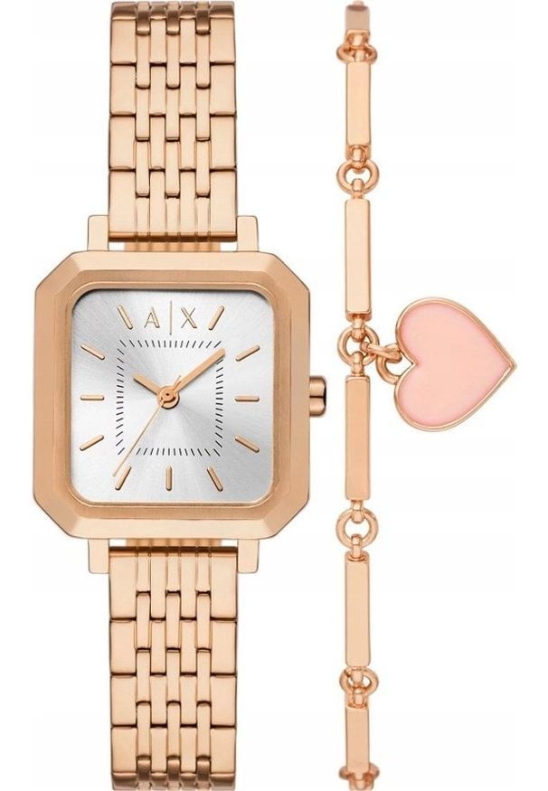 Zegarek Damski + Bransoletka Armani Exchange AX7164SET + BOX