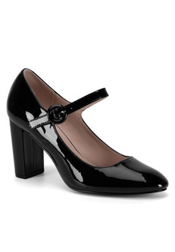 Clara Barson Czółenka LH24012-1 Czarny. Kolor: czarny. Materiał: syntetyk