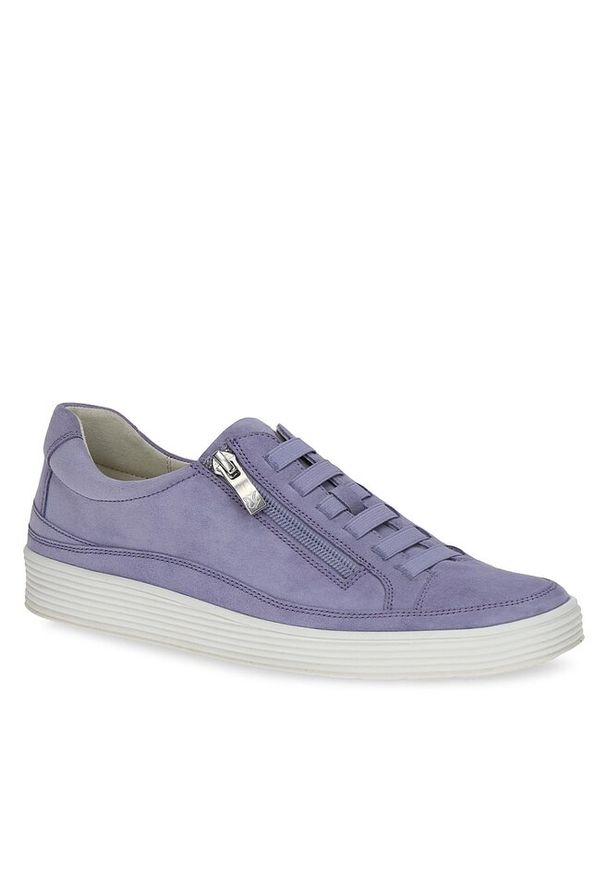 Sneakersy Caprice. Kolor: fioletowy