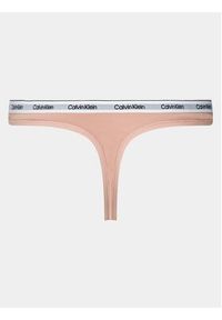 Calvin Klein Underwear Stringi 000QD5043E Różowy. Kolor: różowy. Materiał: bawełna