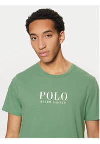 Polo Ralph Lauren T-Shirt 714899613017 Zielony Regular Fit. Typ kołnierza: polo. Kolor: zielony. Materiał: bawełna #4