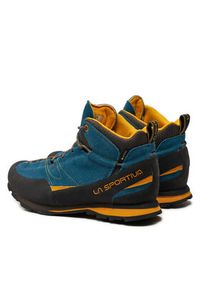 LA SPORTIVA - La Sportiva Trekkingi Boulder X Mid Gtx GORE-TEX 17EBY. Kolor: niebieski. Materiał: materiał. Technologia: Gore-Tex. Sport: turystyka piesza