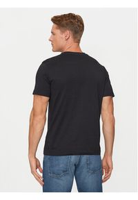 Kappa T-Shirt Logo Korpo Cafers 304J150 Czarny Slim Fit. Kolor: czarny. Materiał: bawełna