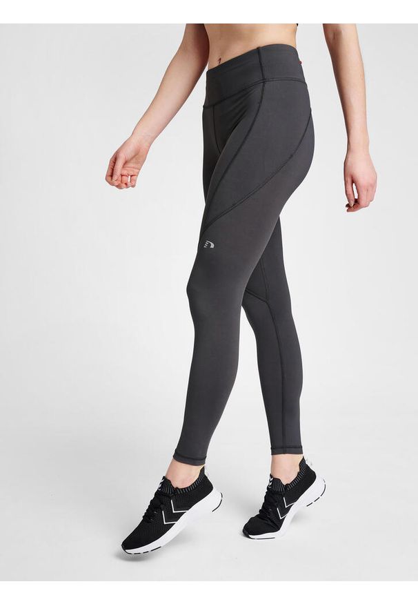 NewLine - Długie legginsy damskie Newline Hw. Kolor: szary. Długość: długie