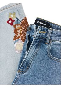 Desigual Jeansy Coco 26SWDD20 Niebieski Straight Fit. Kolor: niebieski #2