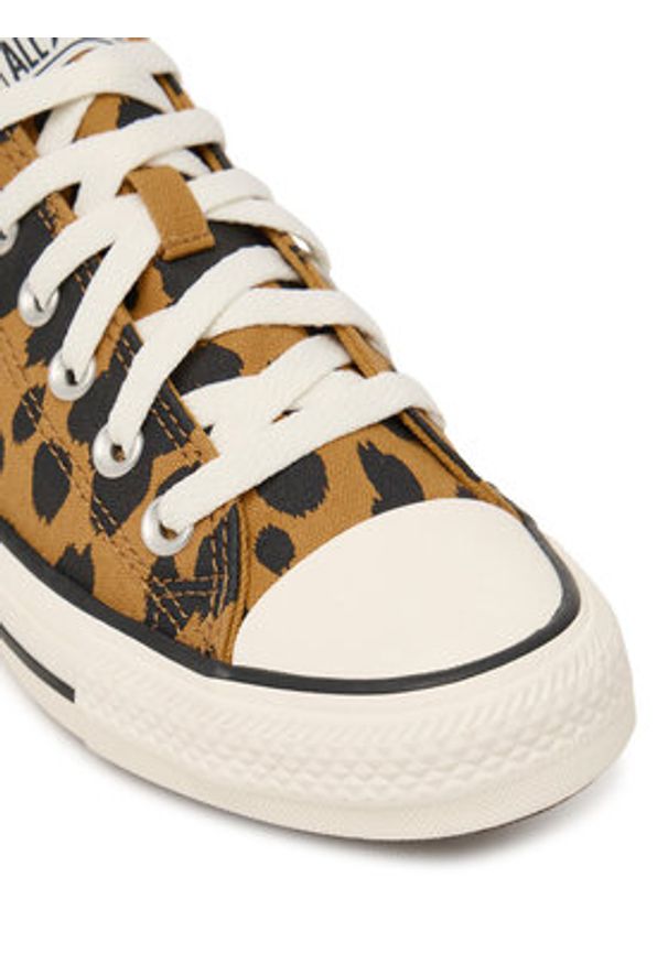Converse Trampki Chuck Taylor All Star Cow Print A17920C Pomarańczowy. Kolor: brązowy. Materiał: materiał. Wzór: nadruk