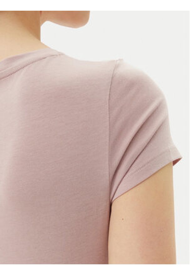 EA7 Emporio Armani T-Shirt 8NTT65 TJDQZ U4079 Różowy Regular Fit. Kolor: różowy. Materiał: bawełna