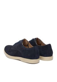 Gino Rossi - GINO ROSSI Półbuty CEO-MASSI-06 MI08 Granatowy. Kolor: niebieski. Materiał: zamsz, skóra #8