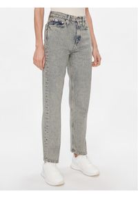 Calvin Klein Jeans Jeansy High Rise Straight J20J222455 Granatowy Straight Fit. Kolor: niebieski #1