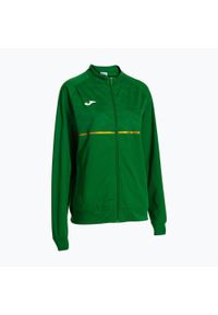 Bluza do biegania damska Joma Record III Full Zip. Kolor: zielony