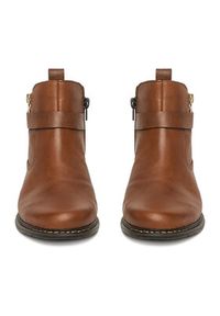 Rieker Botki Z4959-22 Brązowy. Kolor: brązowy. Materiał: skóra #6