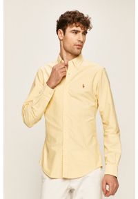 Polo Ralph Lauren - Koszula. Typ kołnierza: polo. Kolor: żółty #1