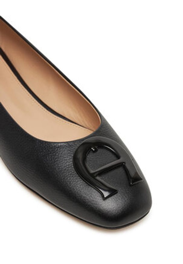 Aigner Baleriny Madeleine 2A 1251300 Czarny. Kolor: czarny. Materiał: skóra