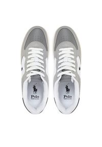 Polo Ralph Lauren Sneakersy Master CRT 809960988004 Szary. Kolor: szary. Materiał: skóra #5