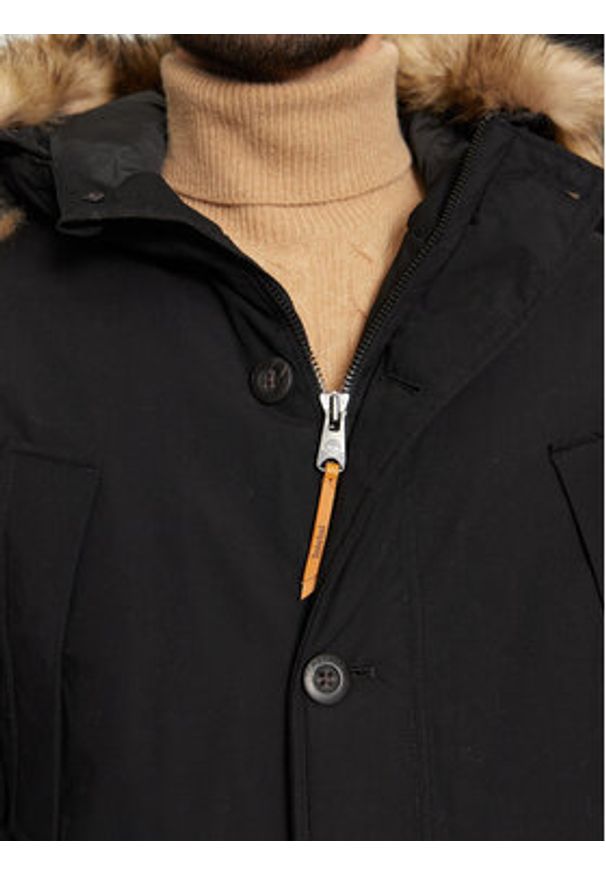 Timberland Parka Scar Ridge TB0A22W2 Czarny Regular Fit. Kolor: czarny. Materiał: bawełna