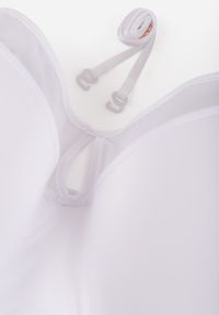 Renee - Biały Biustonosz z Siateczkową Wstawką i Ozdobnymi Paskami przy Dekolcie Sabesa. Kolor: biały #2