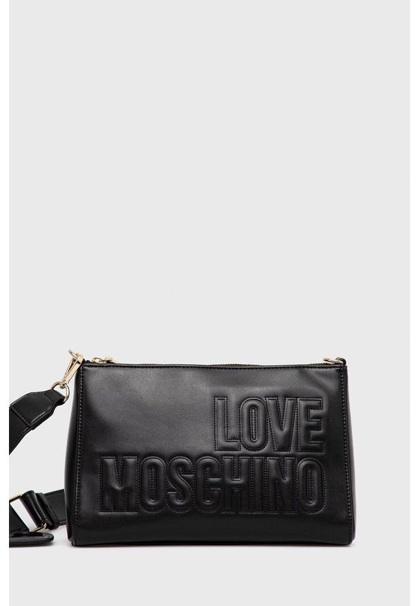 Love Moschino torebka kolor czarny. Kolor: czarny