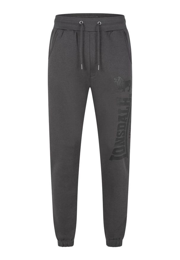 Lonsdale - Spodnie do biegania Leone Ockle. Kolor: wielokolorowy, szary, czarny. Materiał: dresówka. Styl: sportowy