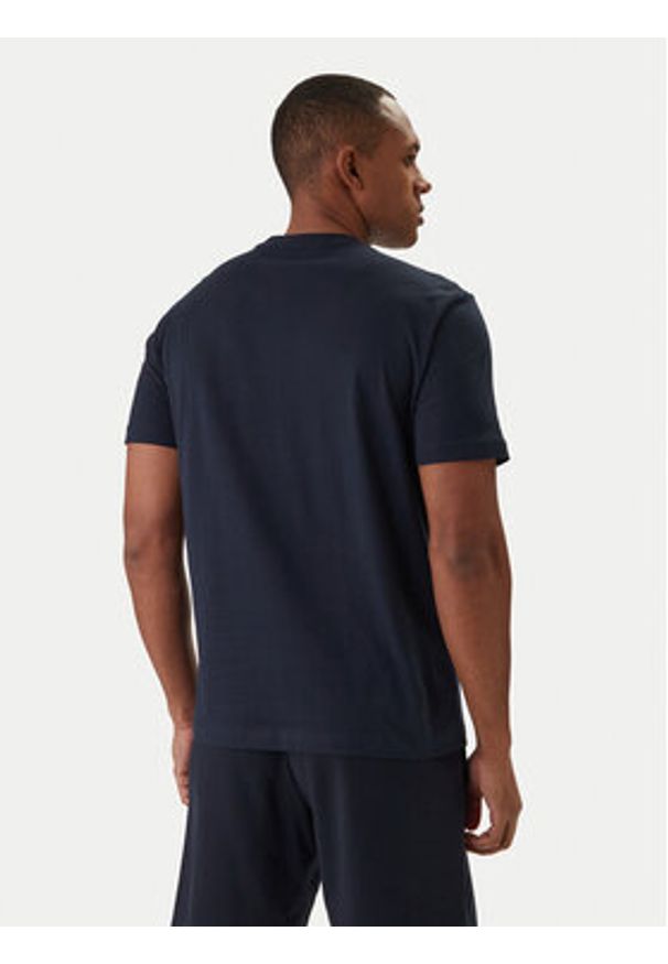 EA7 Emporio Armani T-Shirt 7M001307 AF10375 Granatowy Regular Fit. Kolor: niebieski. Materiał: bawełna