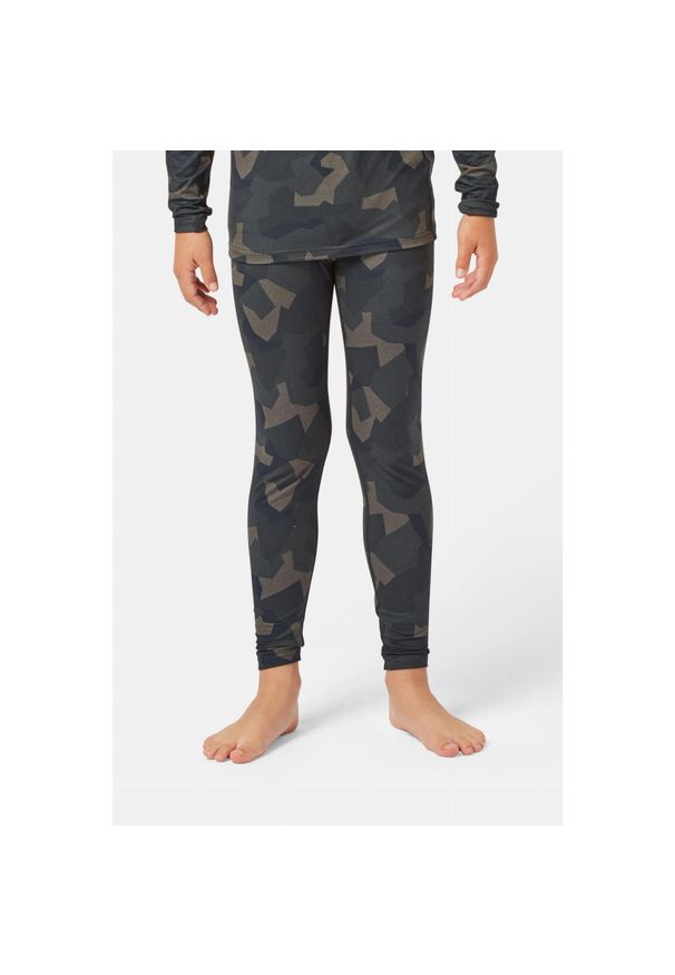 Surfanic Chłopięce Getry Termoaktywne Carbon Dri - Aktywny Węgiel - SWE3606-425. Kolor: zielony, brązowy, wielokolorowy. Sezon: zima. Sport: narciarstwo