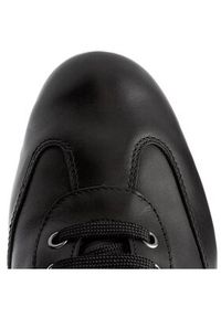 Geox Półbuty U Symbol B Abx B U44P2B 00043 C9999 Czarny. Kolor: czarny. Materiał: skóra #5