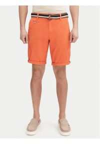 INDICODE Szorty materiałowe Royce 70-039 Pomarańczowy Slim Fit. Kolor: pomarańczowy. Materiał: bawełna