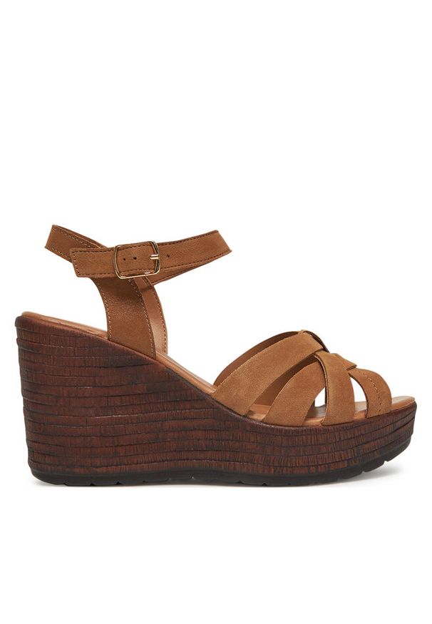 Sandały Lasocki. Kolor: brązowy