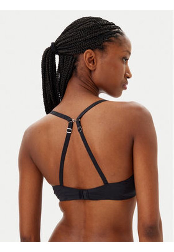 Hunkemöller Biustonosz z fiszbiną Smooth 206736 Czarny. Kolor: czarny. Materiał: syntetyk