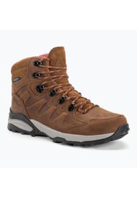 Buty trekkingowe damskie Jack Wolfskin Refugio Prime Texapore Mid. Kolor: brązowy. Styl: sportowy #1