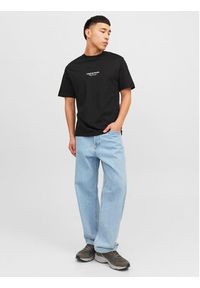 Jack & Jones - Jack&Jones T-Shirt Vesterbro 12240121 Czarny Relaxed Fit. Kolor: czarny. Materiał: bawełna #4