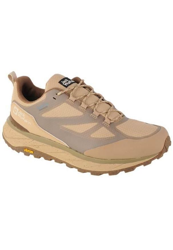 Buty trekkingowe męskie Jack Wolfskin Terraventure Texapore Low. Zapięcie: sznurówki. Kolor: beżowy. Materiał: guma, tkanina. Szerokość cholewki: normalna