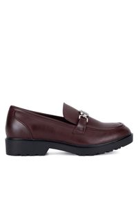 Nine West Mokasyny WFA3043-1A Bordowy. Kolor: czerwony