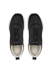 Calvin Klein Sneakersy Runner Lace Up Mesh Mix HW0HW02487 Czarny. Kolor: czarny. Materiał: skóra #6