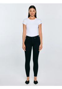 Big-Star - Jeansy damskie push up z wysokim stanem czarne Melinda High Waist 915. Stan: podwyższony. Kolor: czarny. Styl: sportowy, rockowy #4